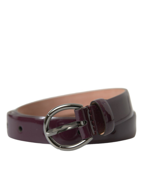 Maroon Leather Silver Metal Buckle Belt Maroon Leather Silver Metal Buckle Belt