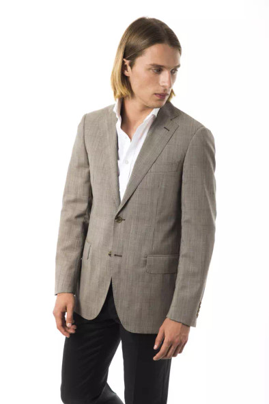 Uominitaliani Gray Wool Men Blazer Uominitaliani Gray Wool Men Blazer