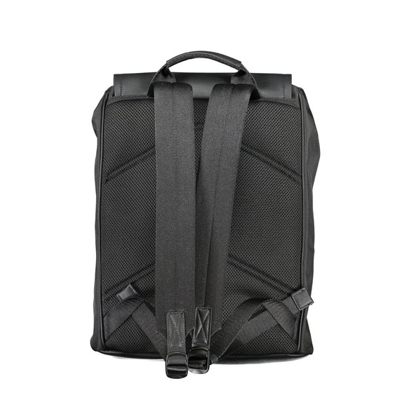 Black Polyester Backpack Black Polyester Backpack