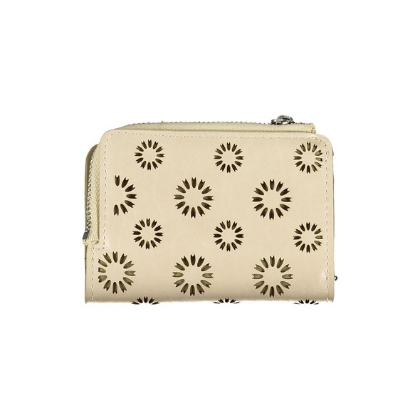 Beige Polyethylene Wallet Beige Polyethylene Wallet