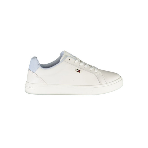 White Polyester Sneaker White Polyester Sneaker