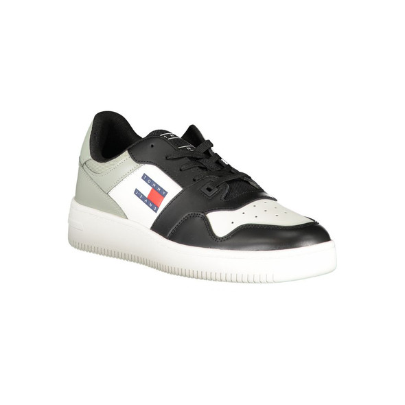 Tommy Hilfiger Black Polyester Sneaker Tommy Hilfiger Black Polyester Sneaker