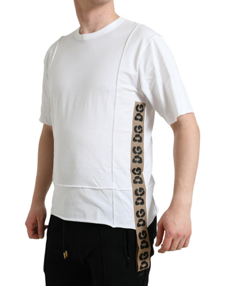 White Logo Crew Neck Short Sleeves T-shirt White Logo Crew Neck Short Sleeves T-shirt