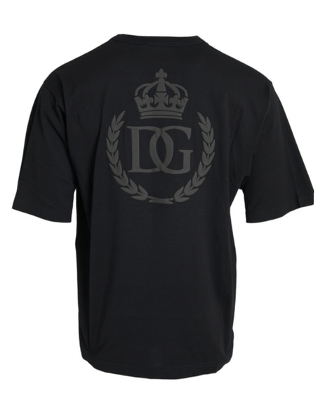 Black Logo Embossed Crew Neck Short Sleeves T-shirt TSH85093 Black Logo Embossed Crew Neck Short Sleeves T-shirt TSH85093