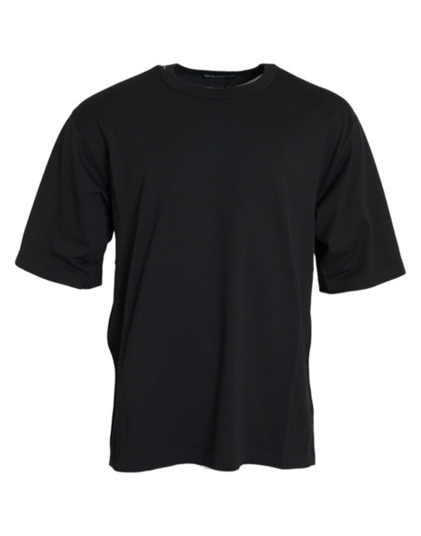 Black Logo Embossed Crew Neck Short Sleeves T-shirt TSH85093 Black Logo Embossed Crew Neck Short Sleeves T-shirt TSH85093