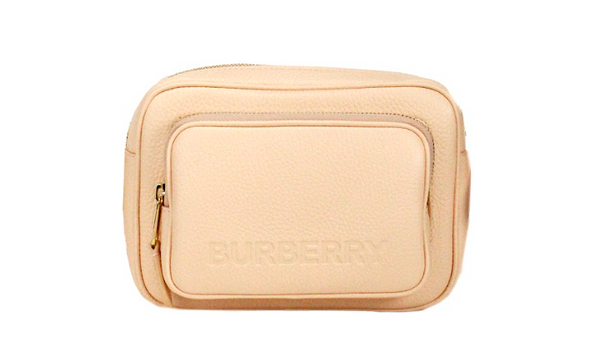 Burberry Small Branded Peach Pink Grainy Leather Camera Crossbody Bag Burberry Small Branded Peach Pink Grainy Leather Camera Crossbody Bag