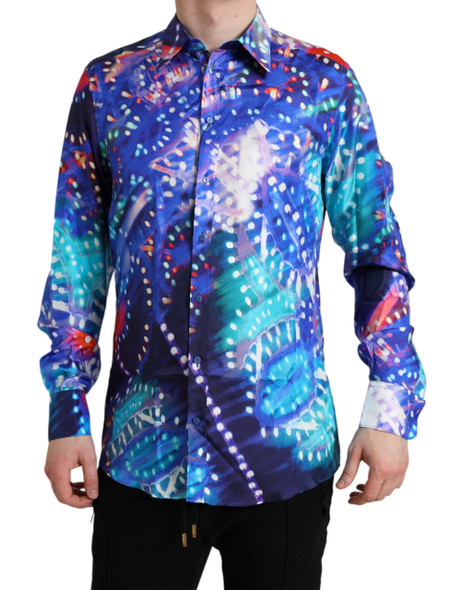 Purple Luminarie Silk Slim MARTINI Shirt Purple Luminarie Silk Slim MARTINI Shirt