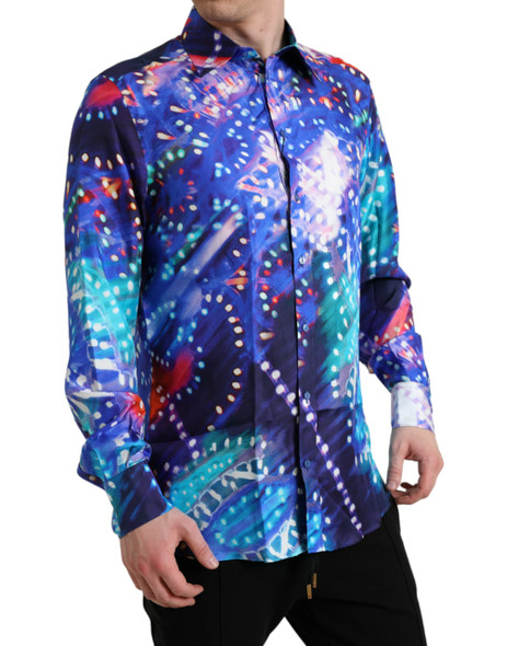 Purple Luminarie Silk Slim MARTINI Shirt Purple Luminarie Silk Slim MARTINI Shirt