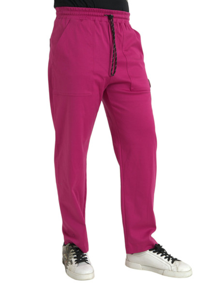 Pink Logo Cargo Cotton Jogger Sweatpants Pants Pink Logo Cargo Cotton Jogger Sweatpants Pants
