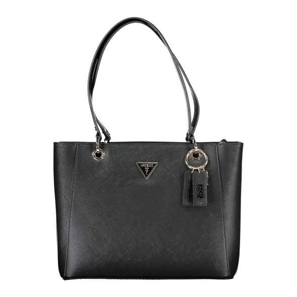 Guess Jeans Black Polyethylene Handbag Guess Jeans Black Polyethylene Handbag