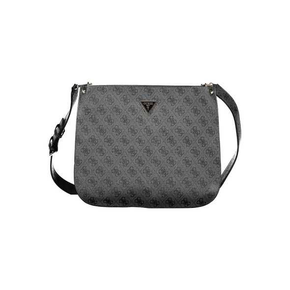 Guess Jeans Black Polyethylene Handbag GU-23468 Guess Jeans Black Polyethylene Handbag GU-23468