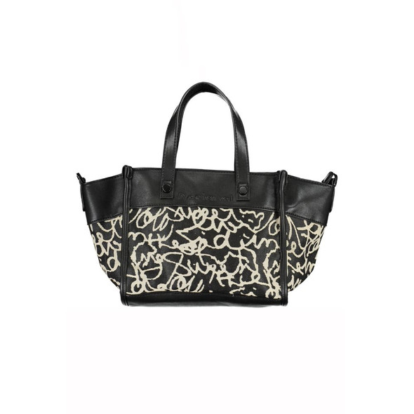 Black Polyester Handbag DE-24434 Black Polyester Handbag DE-24434