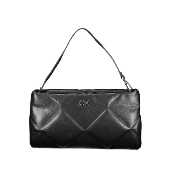 Black Polyester Handbag CA-26230 Black Polyester Handbag CA-26230