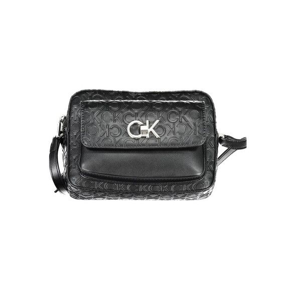 Black Polyester Handbag CA-26265 Black Polyester Handbag CA-26265