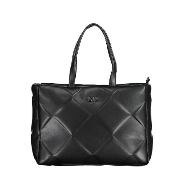 Black Polyester Handbag CA-26298 Black Polyester Handbag CA-26298