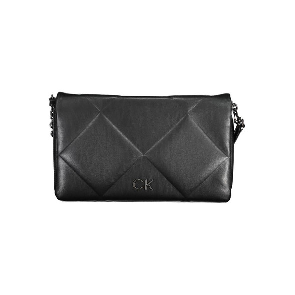 Black Polyester Handbag CA-26302 Black Polyester Handbag CA-26302
