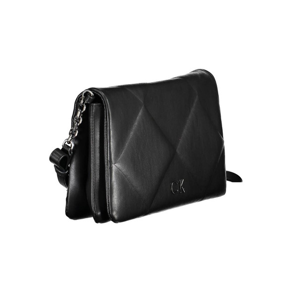 Black Polyester Handbag CA-26302 Black Polyester Handbag CA-26302