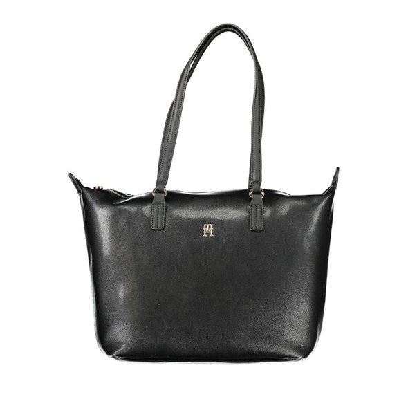 Black Polyester Handbag TO-27572 Black Polyester Handbag TO-27572