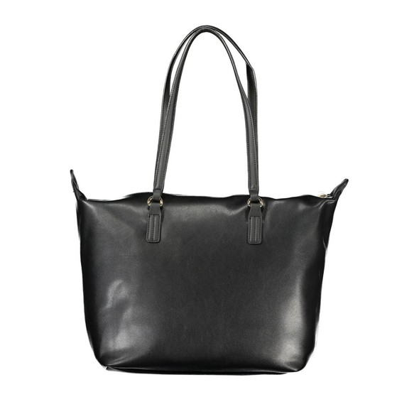 Black Polyester Handbag TO-27572 Black Polyester Handbag TO-27572