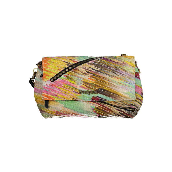 Desigual Yellow Polyester Handbag Desigual Yellow Polyester Handbag