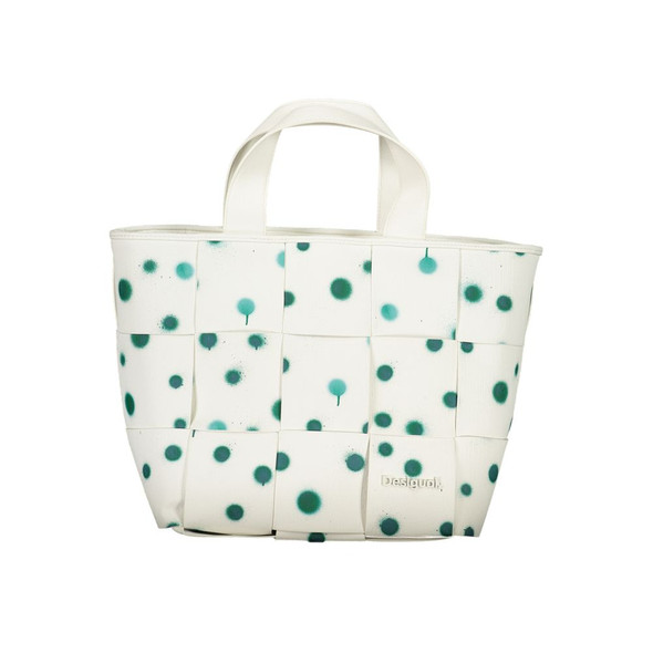 White Polyethylene Handbag DE-28956 White Polyethylene Handbag DE-28956