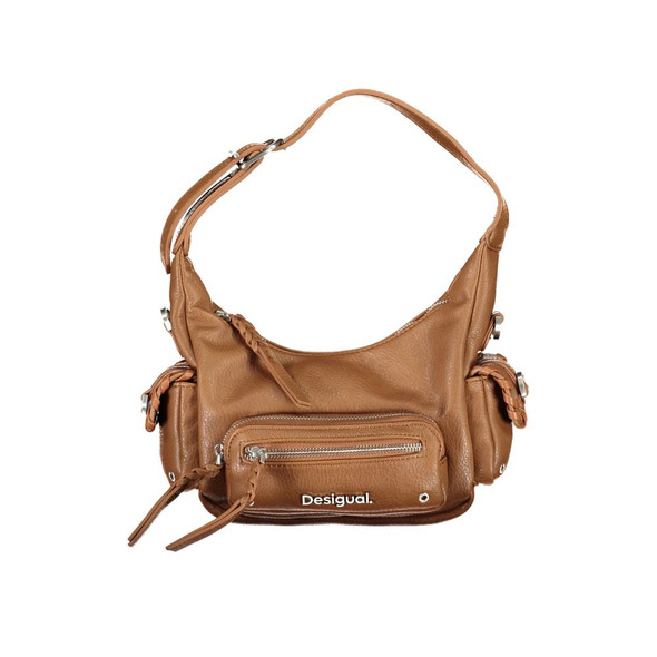 Brown Polyethylene Handbag DE-28988 Brown Polyethylene Handbag DE-28988