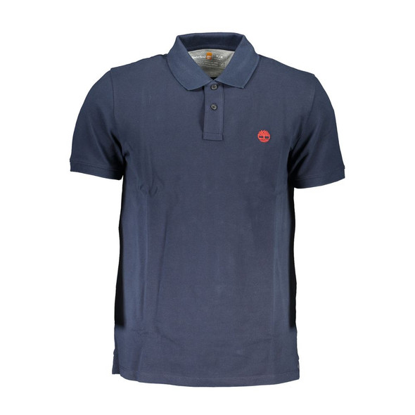 Blue Cotton Polo Shirt Blue Cotton Polo Shirt