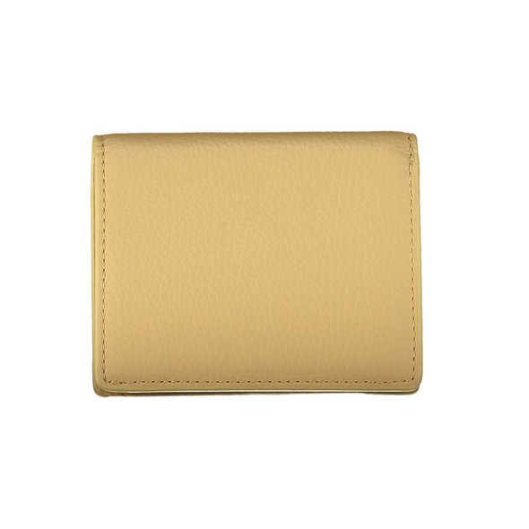 Beige Leather Wallet Beige Leather Wallet