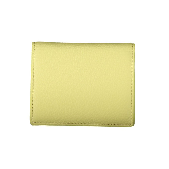 Coccinelle Yellow Leather Wallet CO-29312 Coccinelle Yellow Leather Wallet CO-29312