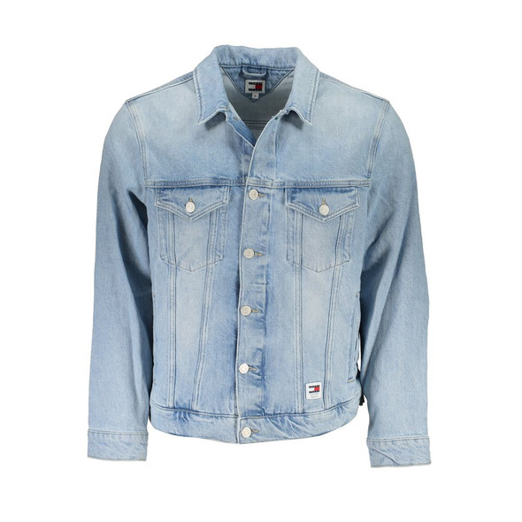 Light Blue Cotton Men Jacket Light Blue Cotton Men Jacket