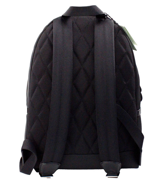 Abbeydale Branded Stamp Black Nylon Backpack Shoulder Bookbag Abbeydale Branded Stamp Black Nylon Backpack Shoulder Bookbag