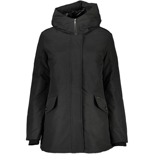 Woolrich Black Cotton Jackets & Coat WO-24351 Woolrich Black Cotton Jackets & Coat WO-24351