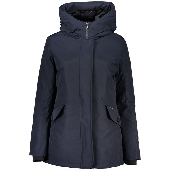 Woolrich Blue Cotton Jackets & Coat WO-24352 Woolrich Blue Cotton Jackets & Coat WO-24352