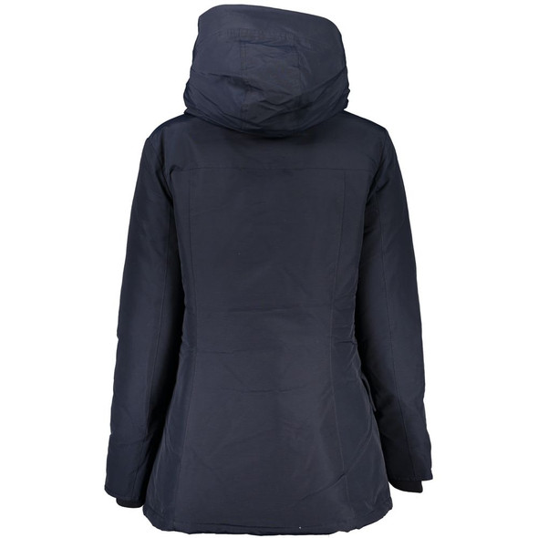 Woolrich Blue Cotton Jackets & Coat WO-24352 Woolrich Blue Cotton Jackets & Coat WO-24352