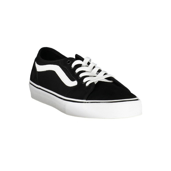 Black Polyester Sneaker VA-27039 Black Polyester Sneaker VA-27039