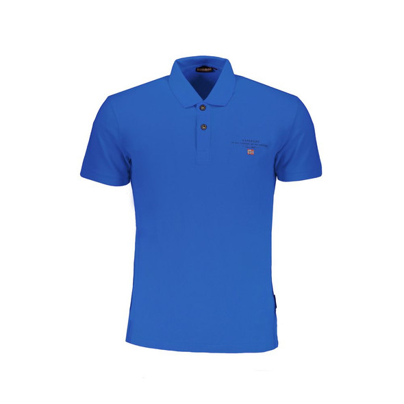 Blue Cotton Polo Shirt NA-29497 Blue Cotton Polo Shirt NA-29497