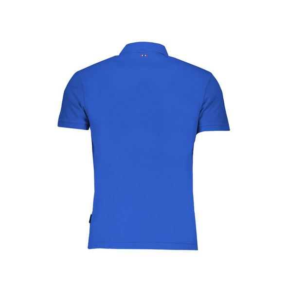 Blue Cotton Polo Shirt NA-29497 Blue Cotton Polo Shirt NA-29497
