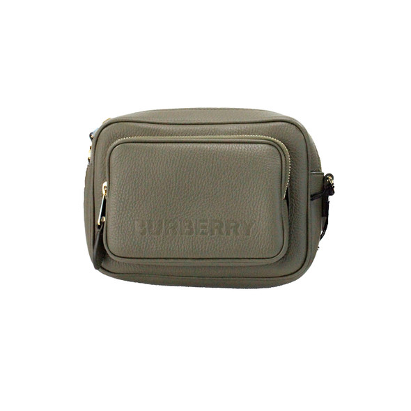 Burberry Small Branded Dark Fern Green Grainy Leather Camera Crossbody Bag Burberry Small Branded Dark Fern Green Grainy Leather Camera Crossbody Bag