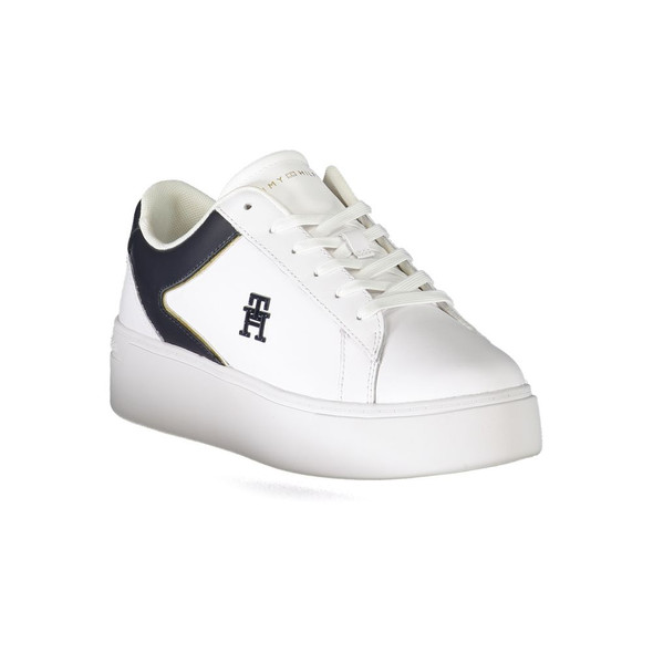 White Polyester Sneaker TO-29640 White Polyester Sneaker TO-29640