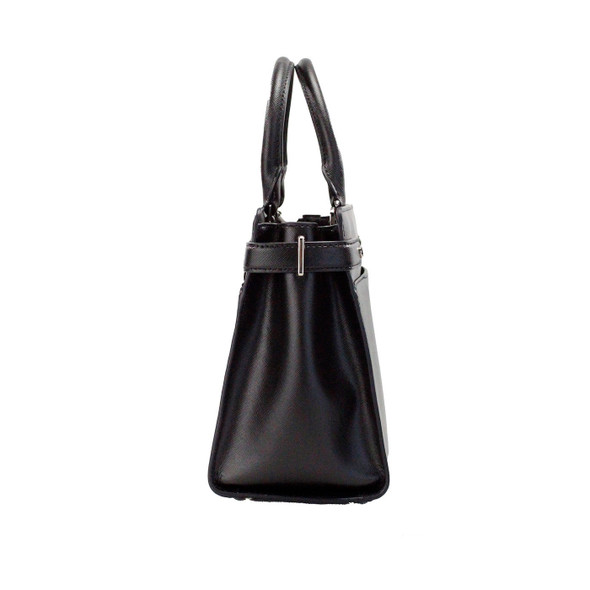 Kate Spade Staci Medium Black Saffiano Leather Crossbody Satchel Bag Handbag Kate Spade Staci Medium Black Saffiano Leather Crossbody Satchel Bag Handbag