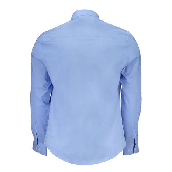 North Sails Light Blue Cotton Men Shirt North Sails Light Blue Cotton Men Shirt
