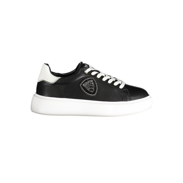 Black Polyester Sneaker BL-29808 Black Polyester Sneaker BL-29808