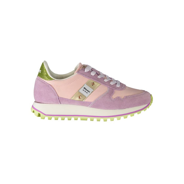 Pink Polyester Sneaker Pink Polyester Sneaker