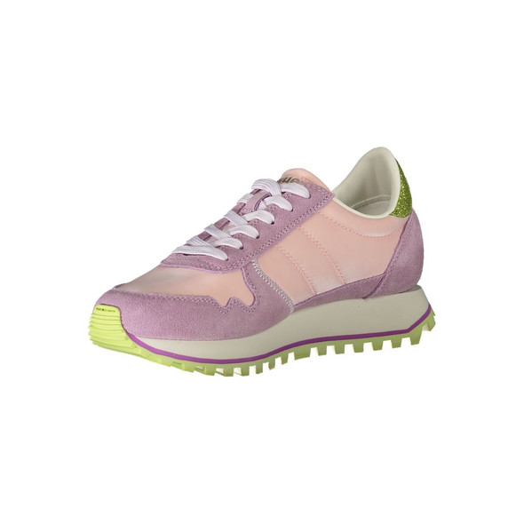 Pink Polyester Sneaker Pink Polyester Sneaker