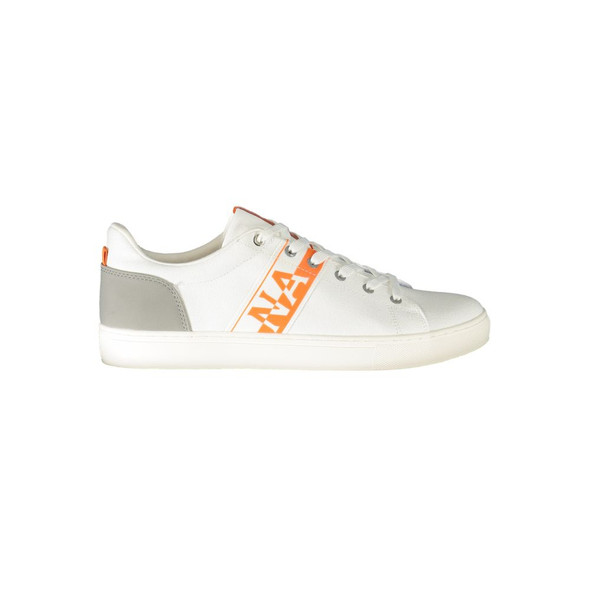White Polyester Sneaker NA-29849 White Polyester Sneaker NA-29849