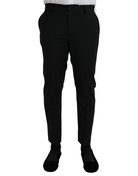 Black Wool SlimFit Dress Formal Pants Black Wool SlimFit Dress Formal Pants