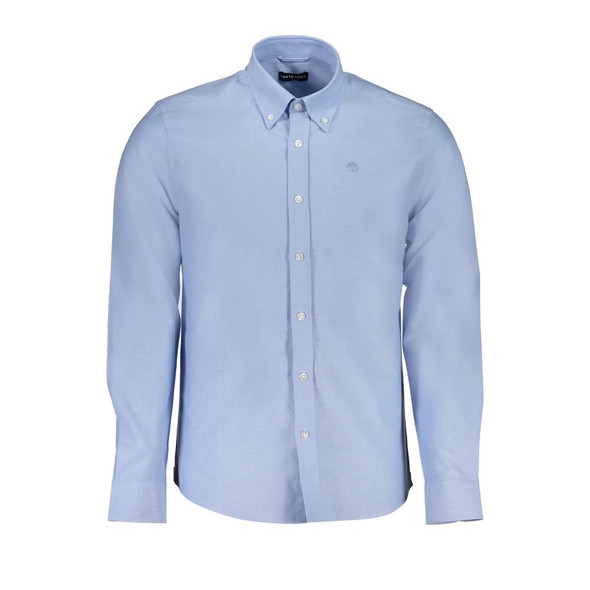 Light Blue Cotton Men Shirt NO-29891 Light Blue Cotton Men Shirt NO-29891