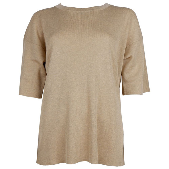 Beige Viscose Sweater Beige Viscose Sweater