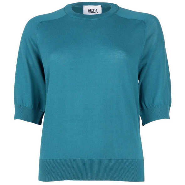 Green Cotton Sweater AL-12979 Green Cotton Sweater AL-12979