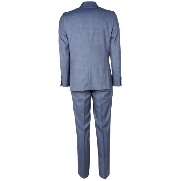 Made in Italy Blue Wool Men Suit Made in Italy Blue Wool Men Suit